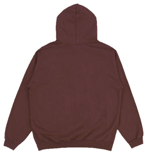 Garment Dyed Hoodie - Chocolate Brown